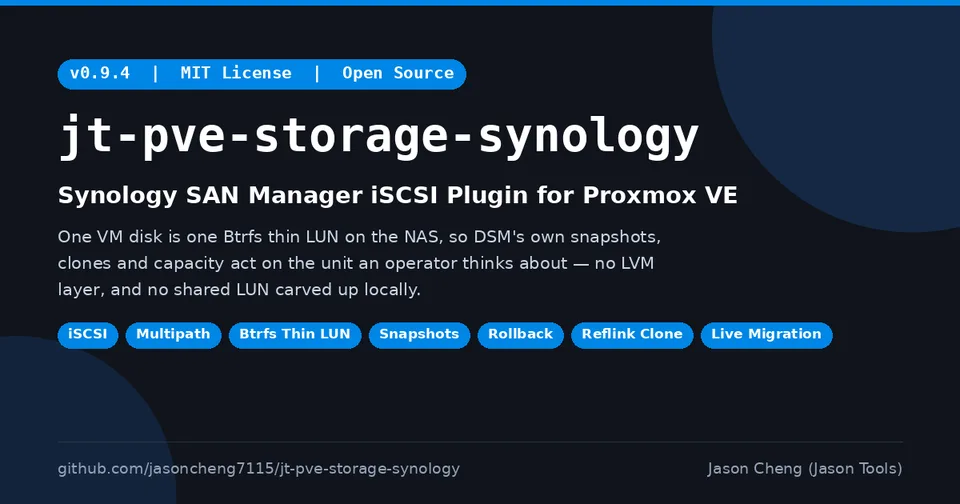 jt-pve-storage 畫面