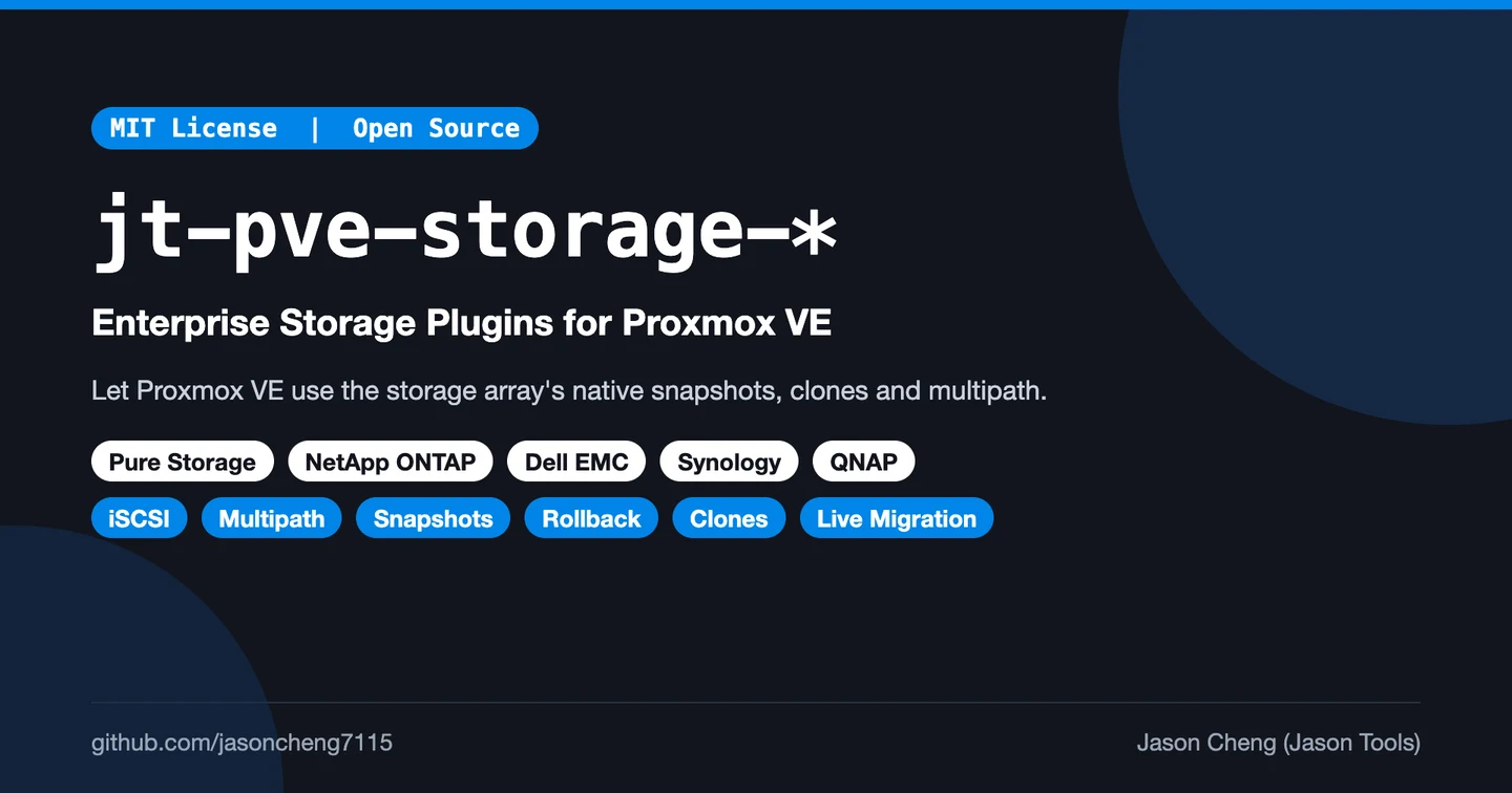 jt-pve-storage 畫面